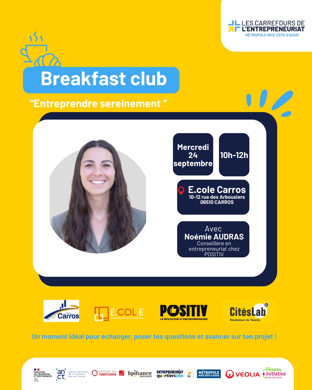 Breakfast club Entreprendre sereinement 192